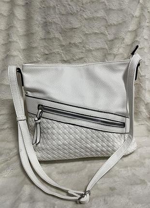 🕊️ стильна біла сумка крос-боді chicoree accessoires ✨