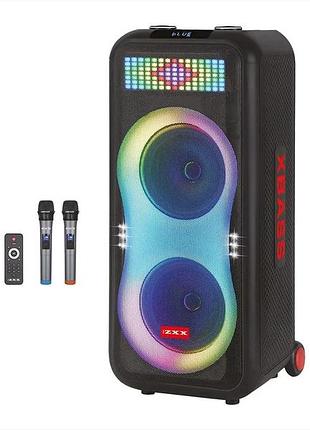 Акустическая переносная колонка zxx-1510 100вт 2x10"