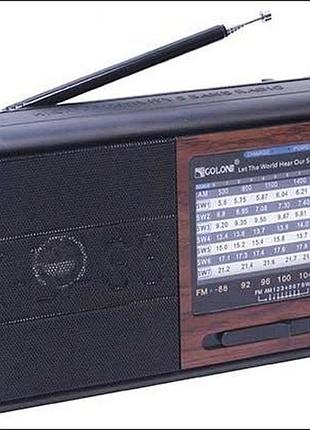 Радіоприймач golon rx-3050, з вбудованим акумулятором, fm/am/sw