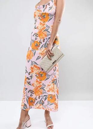 Сукня жіноча довга літня в квіти/ asos/ xs-s