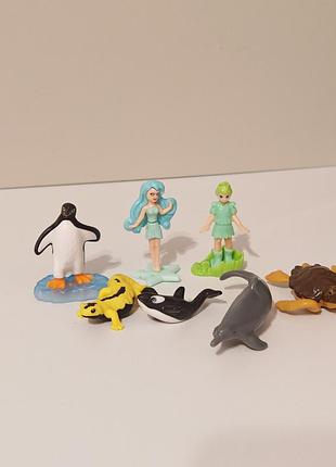 Лот з 7 фігурок з кіндер сюрприз kinder
