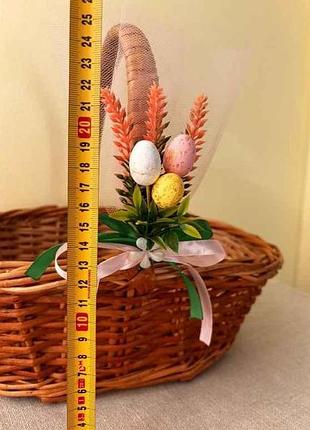Украшение на крупной корзине no2 красинки тм easter