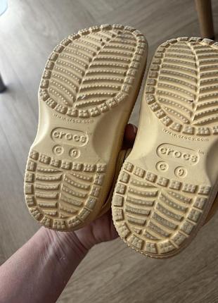 Дитячі шльопнці crocs 6