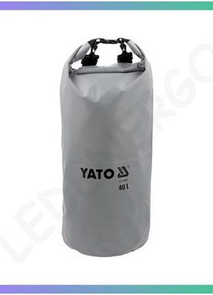 Водонепроницаемая сумка-рюкзак yato 40л ipx6 500d для путешествий и работы с регулируемыми ремешками