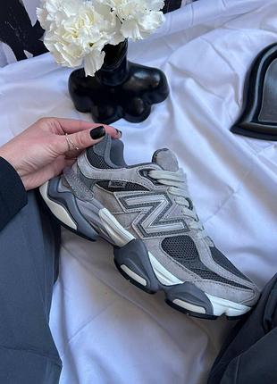 Стильні жіночі кросівки new balance 9060 x joe freshgoods dark gray