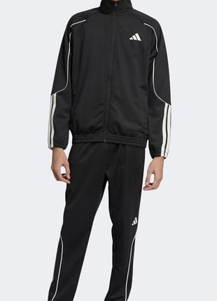 Спортивний костюм adidas sportswear, чорний, поліестер - 100% , розмір xl