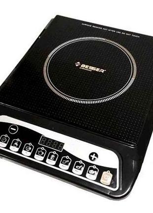 Плита индукционная стеклокерам поверхность 2000w 28.5х35см 10233 тм besser
