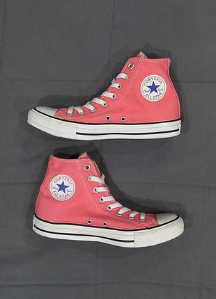 Кеди жіночі коралово- рожеві converse-  розмір 39-40