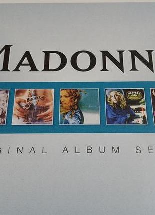 Madonna - original album series. запечатаний 5 cd бокс-мереж