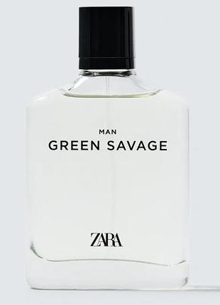 Чоловічі zara green savage 90 ml