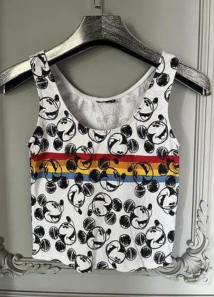 Майка топ mickey mouse primark zara h&m