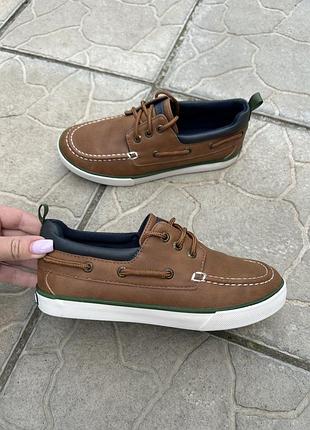 Туфли мокасины мокасіни топсайдеры лоферы nautica 34p