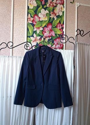 Красивий якісний синій піджак m&s collection.