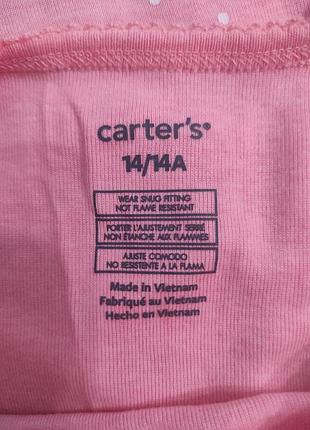 Комплект пижам carter's для девушки 6