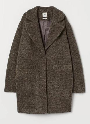 Пальто жіноче h&m коричневе демісезон.
розмір s.