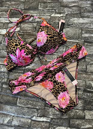 Купальник victoria's secret оригінал  бюстгальтер розмір 34b 70c 75b 80a пуш ап  плавки с