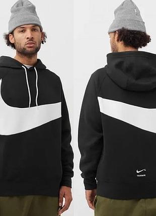 Чоловіче худі оверсайз nike swoosh tech fleece dd8223-010