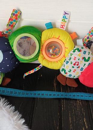 Развивающая мягкая подвеска гусеница the very hungry caterpillar от бренда kids preferred