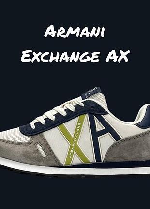 Armani exchange ax grey white