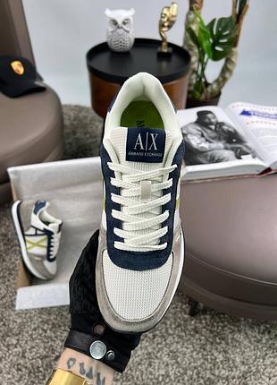 Armani exchange ax grey white 2