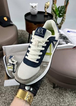 Armani exchange ax grey white 4