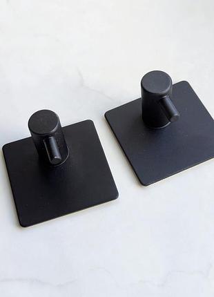 Крючки самоклещи 2шт black