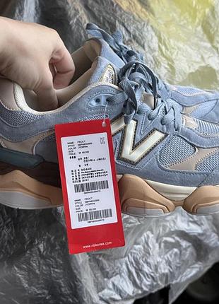 Кросівки new balance 9060 blue, кроссовки 9060 блакитні