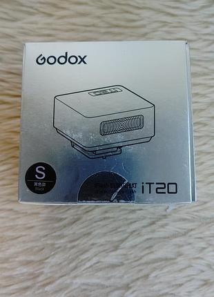 Мини-вспышках godox it20 с креплением на камеру, маленькая кубическая вспышка, портативный для внешней фотографии, портретная цифровая беззеркальная sony