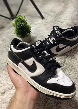 Nike dunk low чорно-білі кросівки 40 розмір унісекс