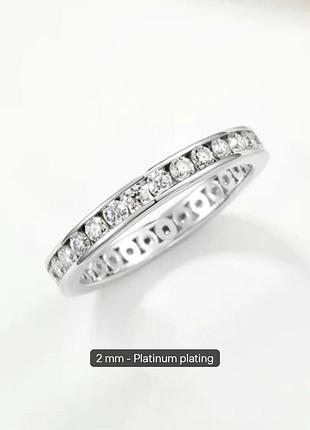 Серебряное кольцо с муассанитом размер 18 сертификат