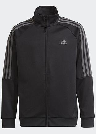 Чорна спортивна кофта-майстрка бомбер олімпійка для хлопчиків adidas aeroready 9-10 років