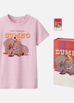 Эксклюзивный набir uniqlo × disney posters "dumbo" (футболка + пин + коробка)