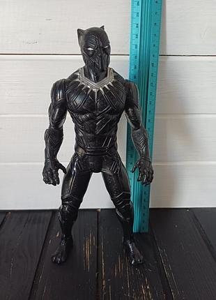 Игровая фигурка черная пантера от hasbro marvel titan hero series black panther 2018 год марвел