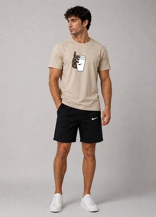 Мужской летний комплект футболка и шорты хлопок туречня s-xxl