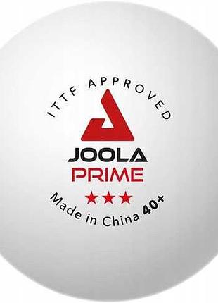 М'ячі для настільного тенісу joola prime 40+ white ittf 3 шт