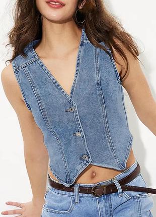 Джинсовий жилет як  zara р.s