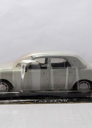 Газ 24-10 волга, deagostini. 1:43 запечатанный блистер. автолегенды сср лучше всего