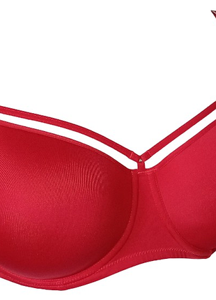 Червоний гладкий безшовний бюстгальтер hunkemoller 85е