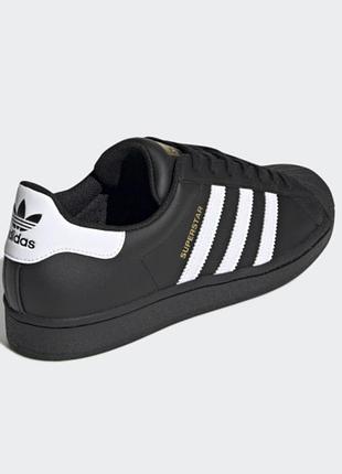 Мужские черные кроссовки adidas superstar размер 54