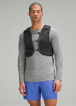 Lululemon run gilet  беговой рюкзак/жилет унисекс на 2л, размер хl женский/мужской l