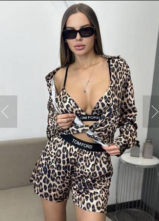 Костюм леопардовий відомий бренд tom ford
