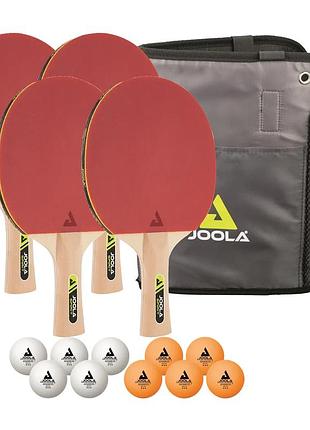 Набір для настільного тенісу joola family 4 bats 10 balls