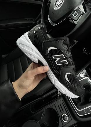 Спортивные кроссовки new balance 530 black черные3 фото