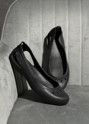 Крокси балетки crocs kadee w8