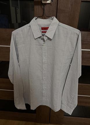 Сорочка/рубашка hugo boss розмір s. slim line. 100% оригінал.