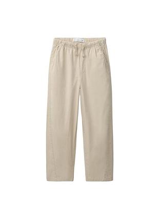 Льняные брюки для мальчика 122 см mango