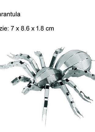 Металлический 3d-пазл конструктор паук tarantula
