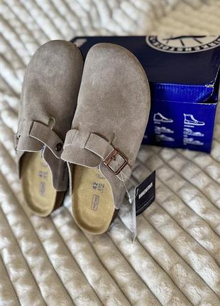 Замшеві сабо birkenstock 42 розмір
