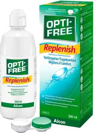 Раствор для линз opti free replenish 300 мл