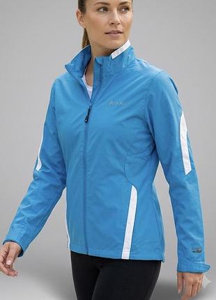 Жіноча вітровка спортивна бігова odlo logic windrunner, розмір l ідеальний стан